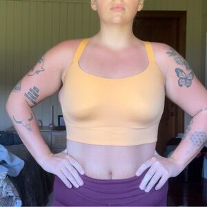 Aerie Orange Offline Collection Sports Bra